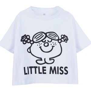 Toddler Girls Oversized Graphic Printed Boxy Tees